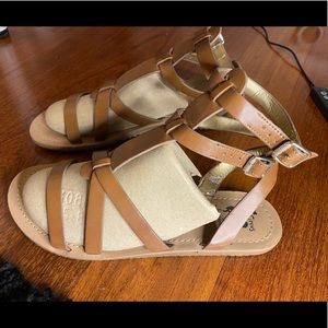 Sam Edelman Nude Strappy Sandals